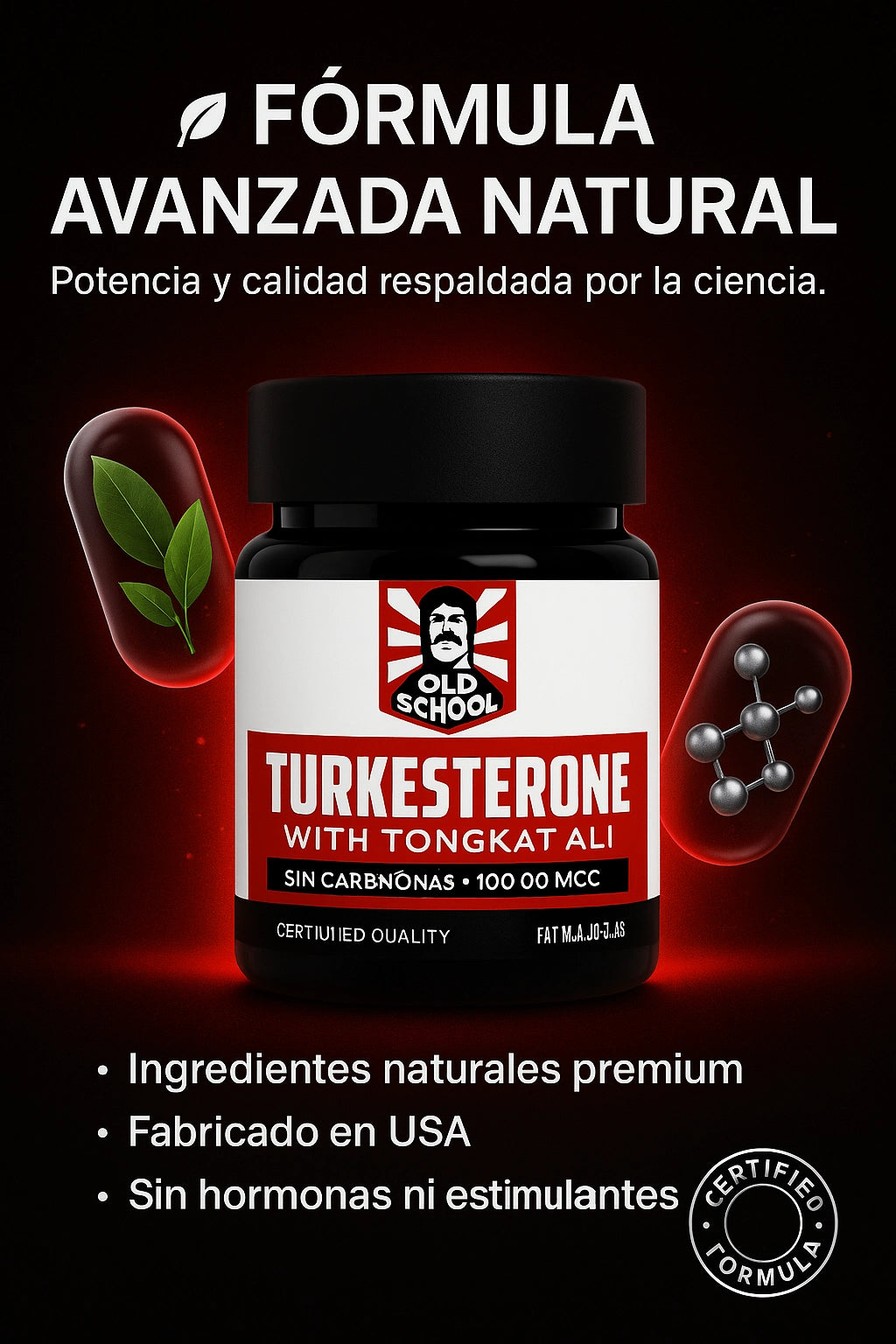 TURKESTERONE CON TONGKAT